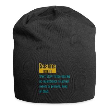 Human Resources Hr Manager Job Beruf - Jersey-Beanie - Schwarz - Vorne