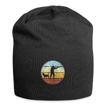 Hunter Rétro - Bonnet en jersey - noir - Devant