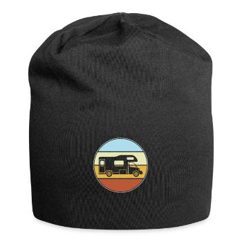 Motorhome Retro - Jersey Beanie - black - Front