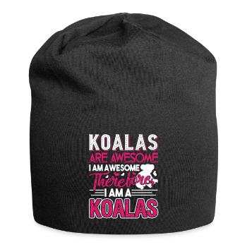 Koala Koalas Are Awesome - Jersey Beanie - black - Front