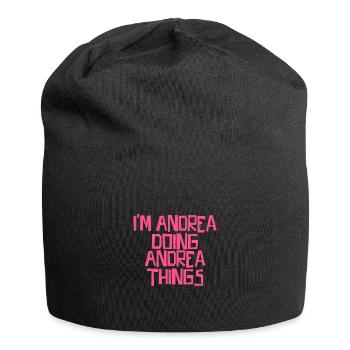 I'm Andrea doing Andrea things - Jersey-Beanie - Schwarz - Vorne