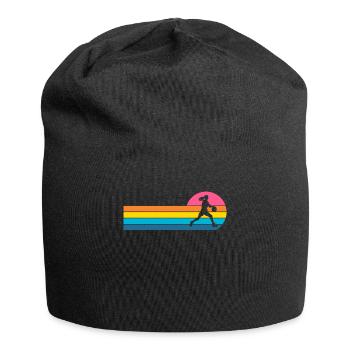 Basketball Basketballerin Frauen - Jersey-Beanie - Schwarz - Vorne