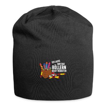 Ich lasse mir das Böllern nicht verbieten - Jersey-Beanie - Schwarz - Vorne
