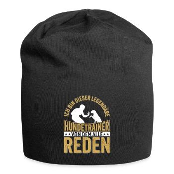 Ich bin dieser legendäre Hundetrainer Hundetrainin - Jersey-Beanie - Schwarz - Vorne