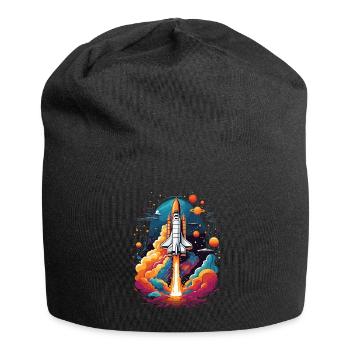Astronaute de la navette spatiale Rocket Space Adventure - Bonnet en jersey - noir - Devant