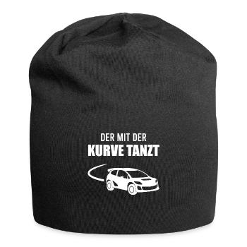 Rennwagen Fahrer Spruch Rallye Motorsport Geschenk - Jersey-Beanie - Schwarz - Vorne
