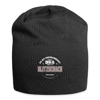 Es ist in meiner DNA ich muss zum BLITZSCHACH - Jersey-Beanie - Schwarz - Vorne