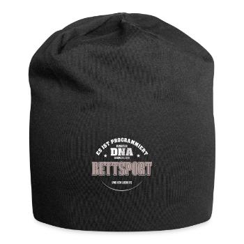 Es ist in meiner DNA ich muss zum BETTSPORT - Jersey-Beanie - Schwarz - Vorne