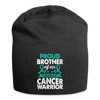 Frère du Mois de la sensibilisation au cancer de l’ovaire - Bonnet en jersey - noir - Devant