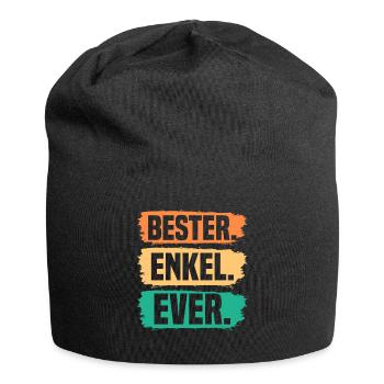 Enkel - Jersey-Beanie - Schwarz - Vorne