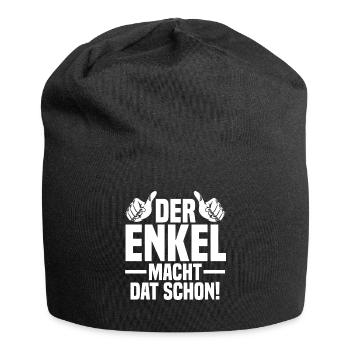Enkel - Jersey-Beanie - Schwarz - Vorne