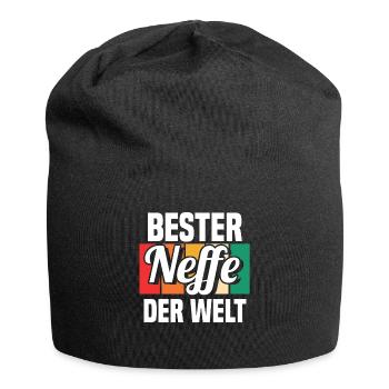 Neffe - Jersey-Beanie - Schwarz - Vorne