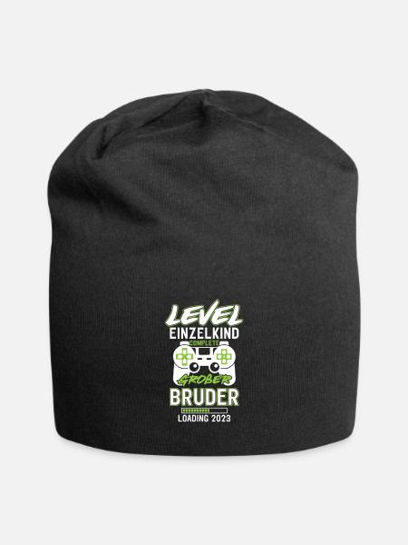 Großer Bruder 2023 Einzelkind Complete Gamer - Jersey-Beanie - Schwarz