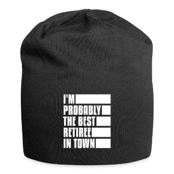 Pensioner pension - Jersey Beanie - black - Front
