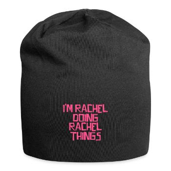 I'm Rachel doing Rachel things - Jersey Beanie - black - Front