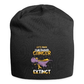 September Support Dinosaur Childhood Cancer - Jersey Beanie - black - Front