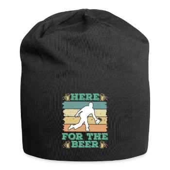 Bowler Here for the Beer Bowling - Jersey Beanie - black - Front