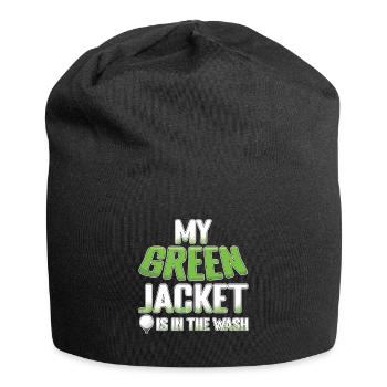 Golfclub Golfer Golf Green Golfing - Jersey-Beanie - Schwarz - Vorne