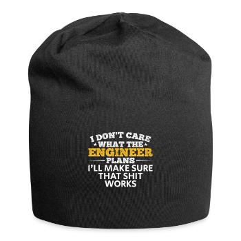 I'll make the shit work - Jersey Beanie - black - Front