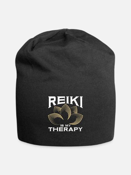 Le Reiki est ma thérapie Maître Reiki Guérison Énergétique Reiki - Bonnet en jersey - noir