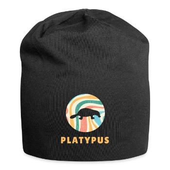 Schnabeltier Platypus - Jersey-Beanie - Schwarz - Vorne