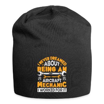 Love Avion aviation - Bonnet en jersey - noir - Devant