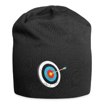 Outdoor Hunting Arch Retro Target Bow Arrow Retro - Jersey Beanie - black - Front