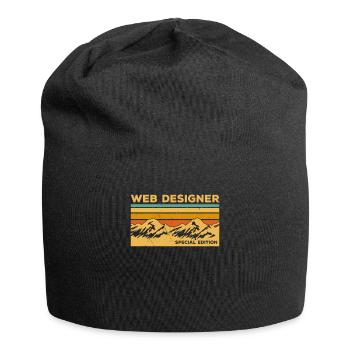 Vintage Web Designer Special Edition Programming - Jersey Beanie - black - Front