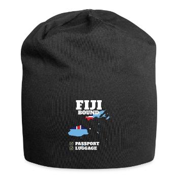 Fiji Bound Country Travel Fijian Flag Vacation - Jersey-Beanie - Schwarz - Vorne