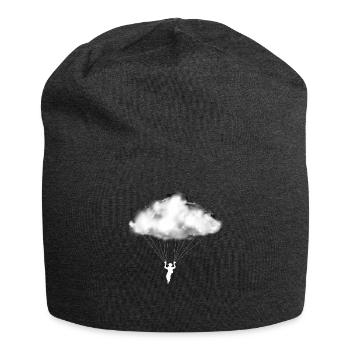 Paraglider Cloud Paraglider Mountains - Jersey Beanie - charcoal grey - Front