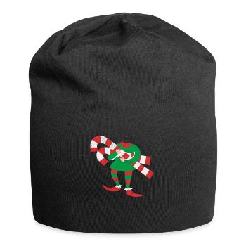 Elfenkostüm Weihnachten Familie Passende Elfen - Jersey-Beanie - Schwarz - Vorne