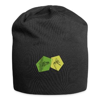 Kröte Kaulquappe Laubfrosch Froschzüchter Frosch - Jersey-Beanie - Schwarz - Vorne