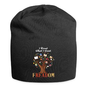 Ich habe Banned Book Freedom Book Lover Reader Tree gelesen - Jersey-Beanie - Schwarz - Vorne