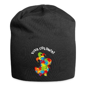 Viva Colonia Carnival Carnival Confetti Dino - Jersey Beanie - black - Front