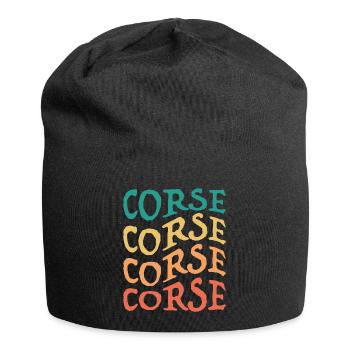 Corse multicolor design gift idea - Jersey Beanie - black - Front