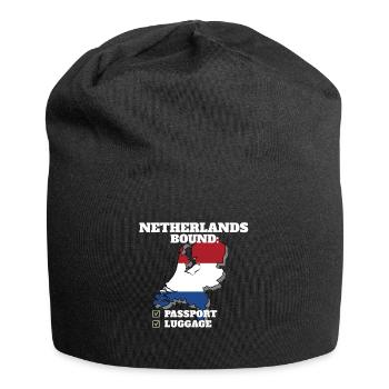 Netherlands Bound Country Travel Netherlandish - Jersey Beanie - black - Front