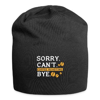 Kafffee Rösten Geschenk - Jersey-Beanie - Schwarz - Vorne
