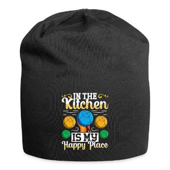 Funny Bocce Game - Jersey Beanie - black - Front
