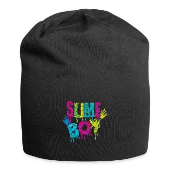 Slime Boy Slime Kid Bunte Slime Crafts Kunst - Jersey-Beanie - Schwarz - Vorne