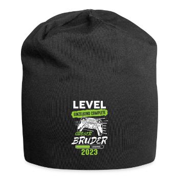 Großer Bruder 2023 Einzelkind Complete Gamer - Jersey-Beanie - Schwarz - Vorne
