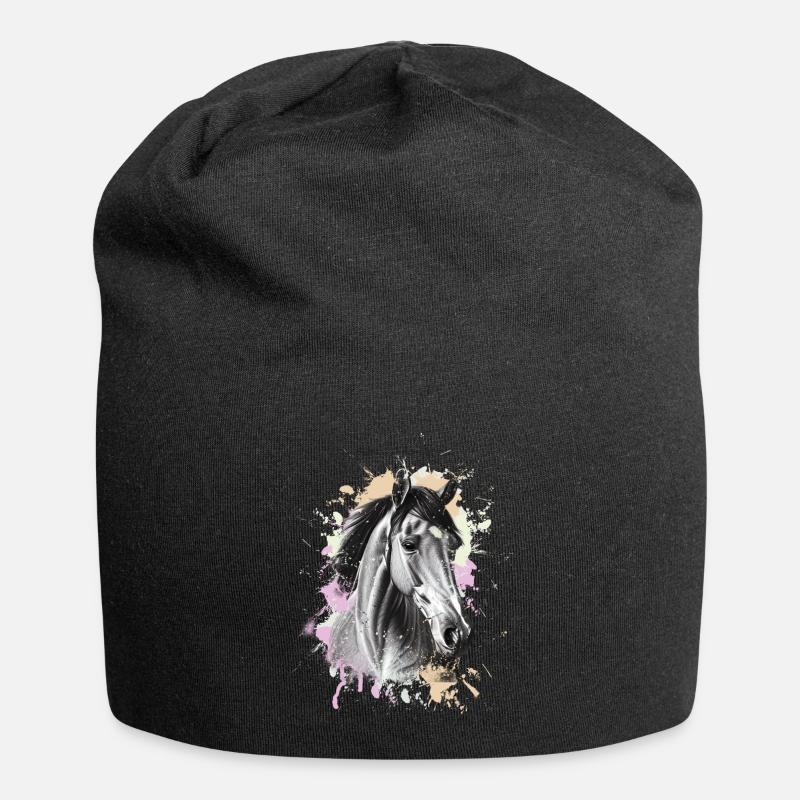 Cheval - Bonnet en jersey - noir