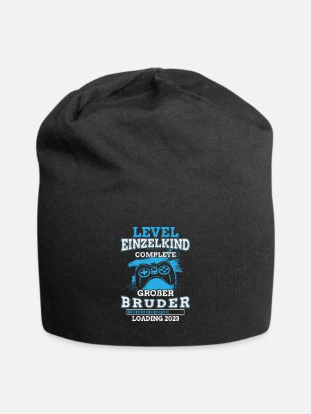 Großer Bruder 2023 Einzelkind Complete Gamer - Jersey-Beanie - Schwarz