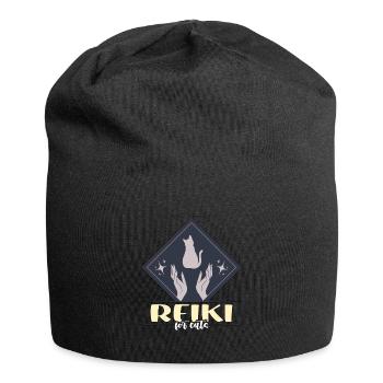 Reiki For Cats Energy Healing Reiki Treatment - Jersey Beanie - black - Front