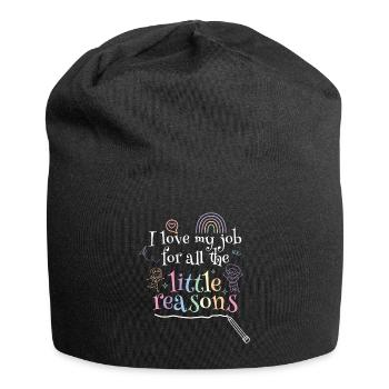 Petites raisons Enseignant Enseignant École - Bonnet en jersey - noir - Devant