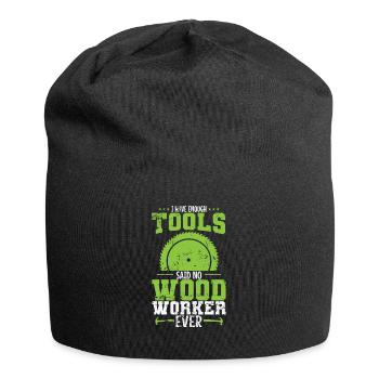 I have Enough Tools Said no Wood Worker - Jersey Beanie - black - Front