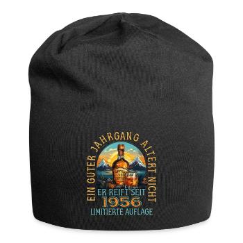 67. Geburtstag 1956 67er Guter Jahrgang Whisky - Jersey-Beanie - Schwarz - Vorne