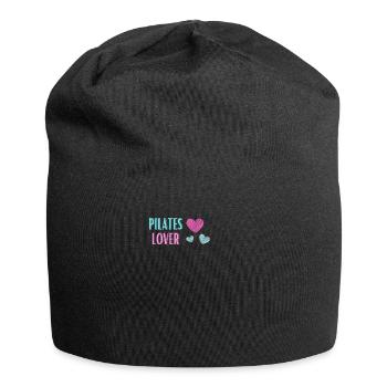 Pilates-Liebhaber - Jersey-Beanie - Schwarz - Vorne