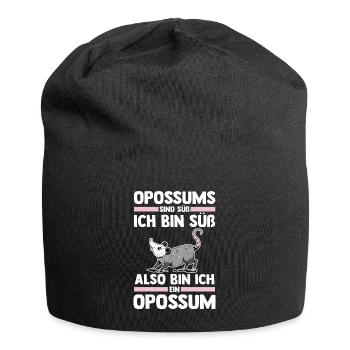 Opossum - Jersey-Beanie - Schwarz - Vorne