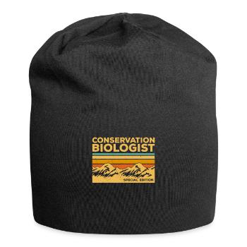 Vintage Conservation Biologist Sonderausgabe - Jersey-Beanie - Schwarz - Vorne