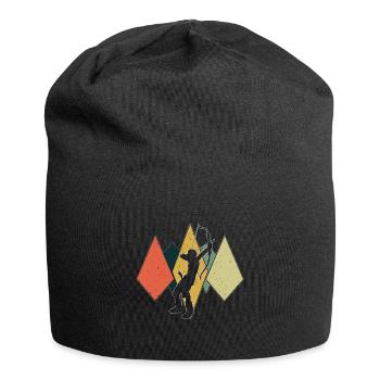 Vintage Archer Archery Love Outdoor Hunting - Jersey Beanie - black - Front